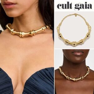 Cult Gaia Bambu Choker Bamboo Gold 398$